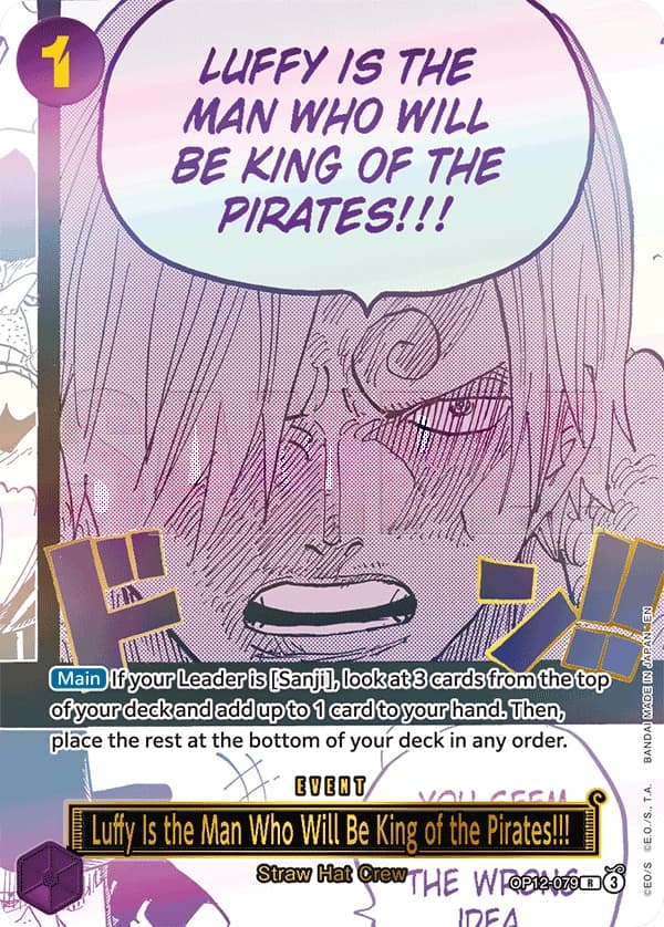 Luffy Is the Man Who Will Be King of the Pirates!!!